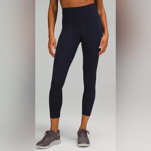 Lululemon Wunder Train High-Rise Tight 25” True Navy Size 2